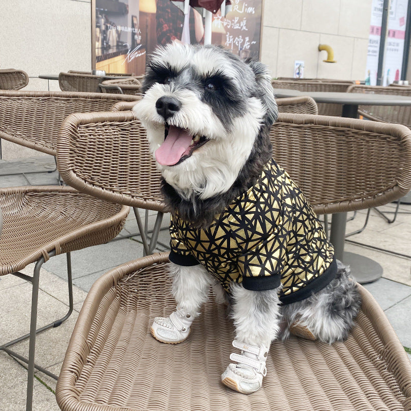 Spring And Summer Pet Dog Bronzing Style Clothes