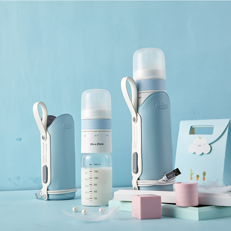 Baby Milk Bottle Thermostatic Glass Wide Caliber Anti Flatulence
