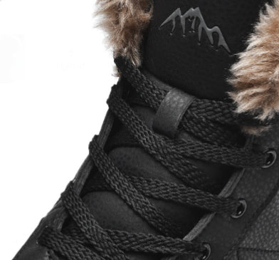 Plus-size Snow Boots For Men Fleece-lined Thickene Anti-slip Waterproof Winter Warm