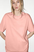 Arrival Cotton Crew-Neck Solid-Color Versatile T-Shirt