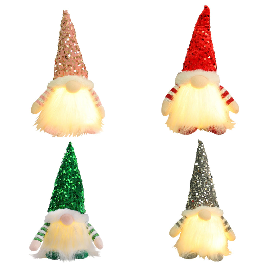 Christmas Decorations With Lights Princess Doll Christmas Gift Decoration