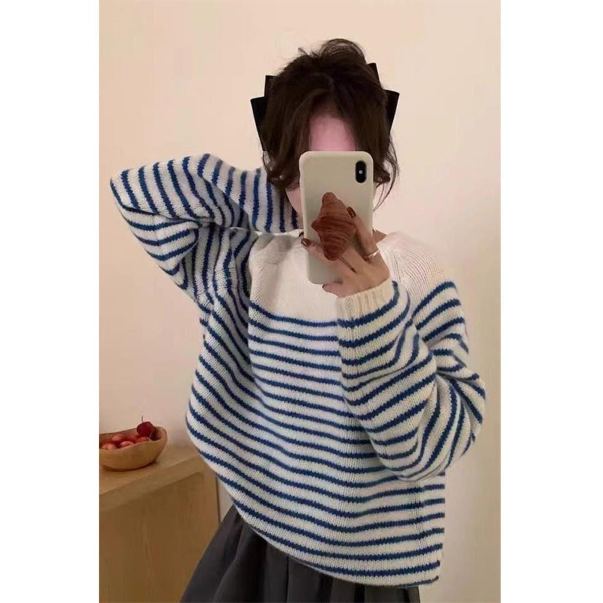Striped Pullover Women's Spring And Autumn
