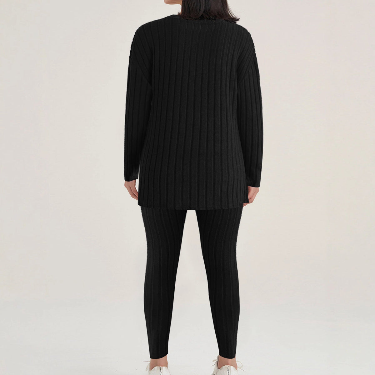 Sunken Stripe Fashion Casual Exercise Two-piece Homewear