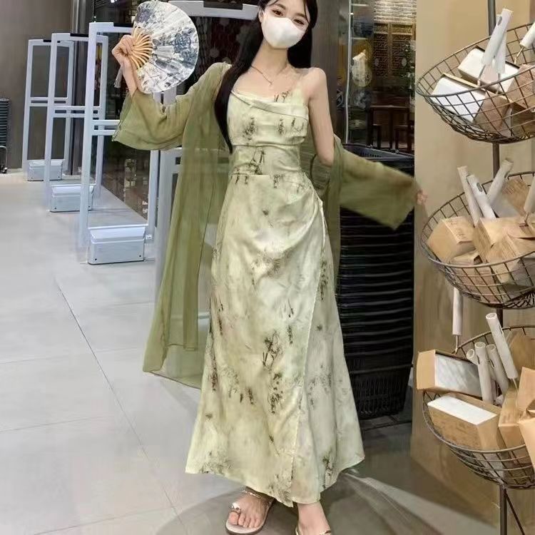 Women's New Chinese-style Retro Slip Dress