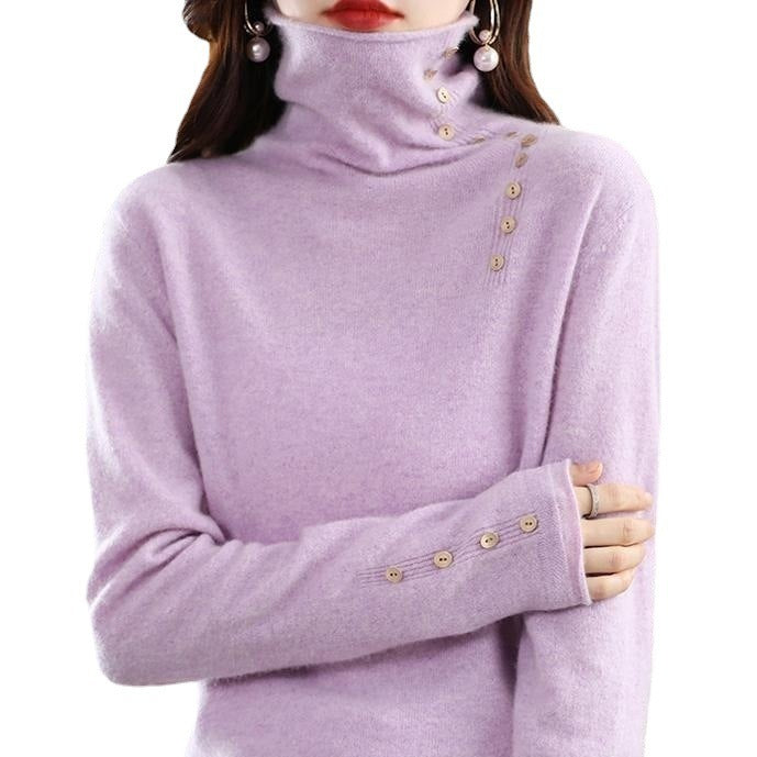 New Slim Fit Internet Celebrity Versatile Knitted Bottoming Shirt