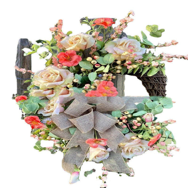 Roses Grapes Mother's Day Wreath Gift