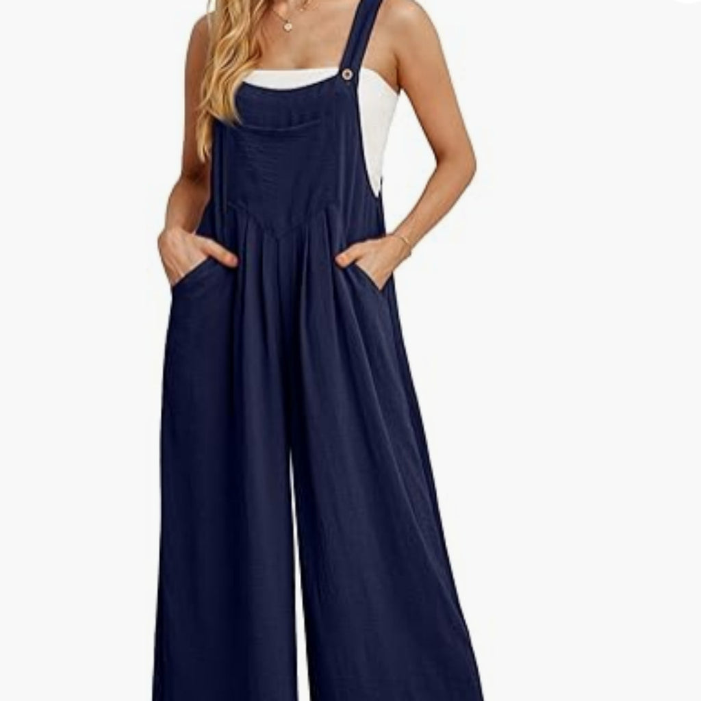 Casual Loose Jumpsuit With Pockets