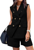 Business Temperament Double Breasted Suit