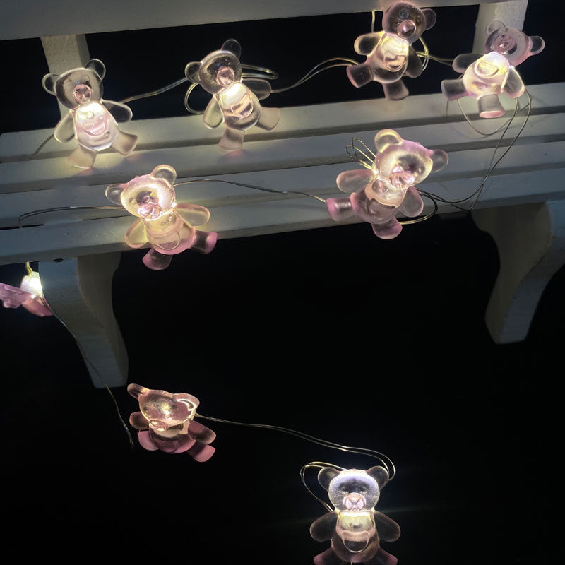 Valentine's Day Love LED Light Wedding Bouquet Gift Decorative Copper Wire Lamp