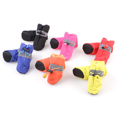 Pet soft bottom rain boots