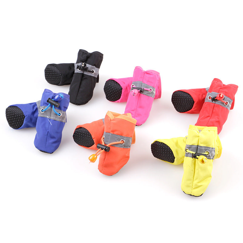 Pet soft bottom rain boots