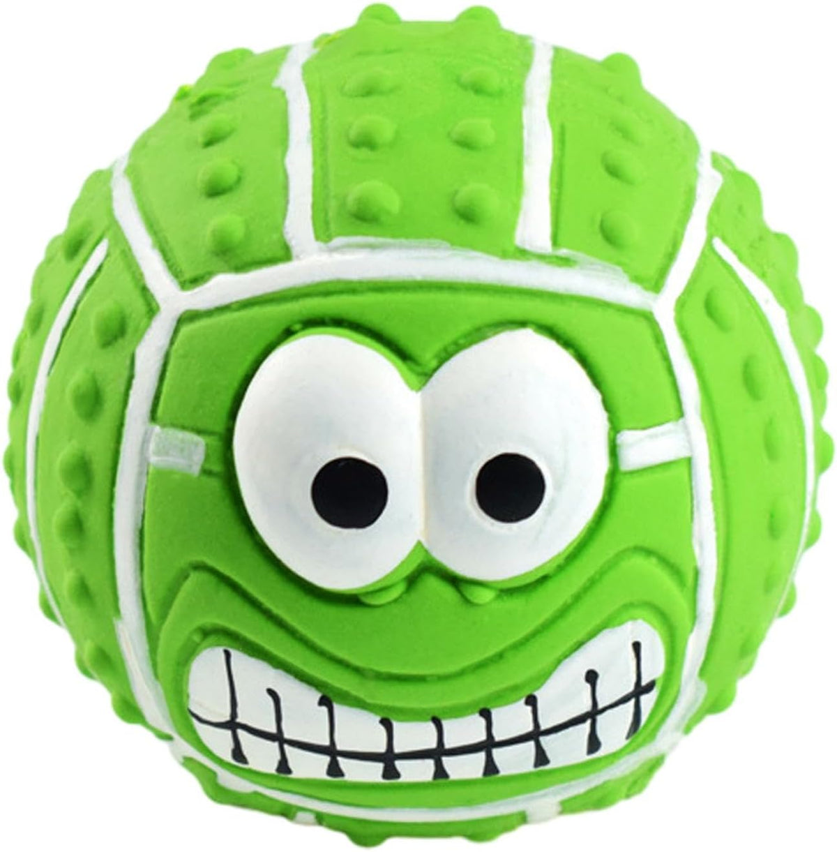 Dog Latex Balls Latex Face Ball Dog Toy Smile Face Dog Balls Bouncy Chewing Balls Squeaky Dog Face Balls Puppy Chew Toy Pet Latex Balls Suitable For Small Medium Dogs Cats Kittens