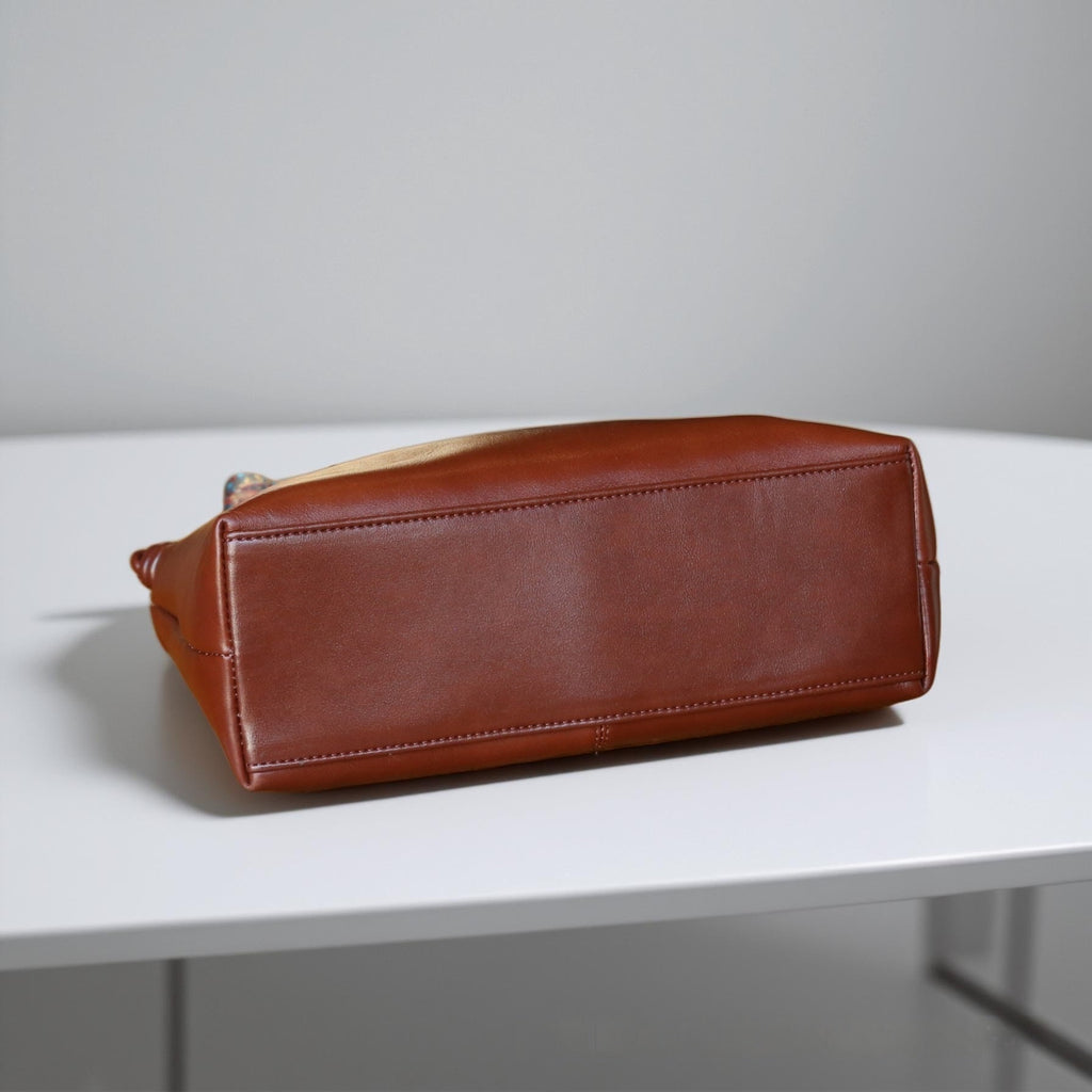 Genuine Leather Creative Large Capacity Hand Shoulder Commuter Bag