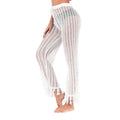 New Hollow-out Knitted Tassel Crocheted Beach Pants