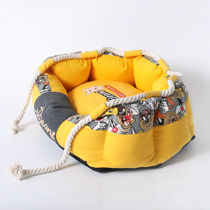 Thickening method kennel dog mat