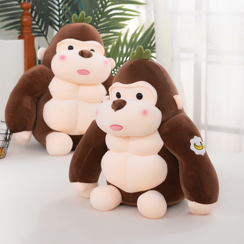 Black King Kong Cute Creative Gorilla Plush Toy