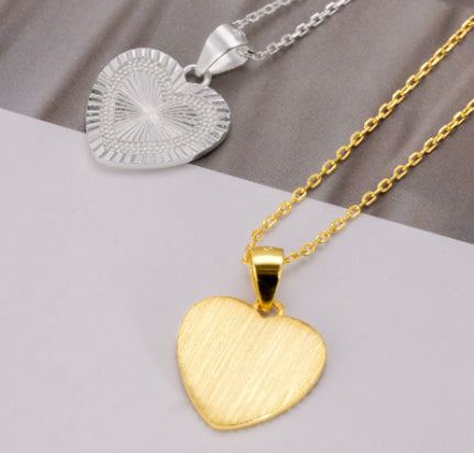 925 Sterling Silver Simple Gold-plated Simple Necklace