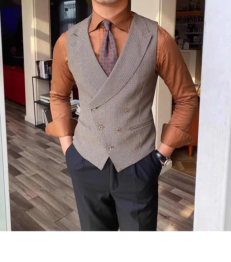 Houndstooth Classy Waistcoat