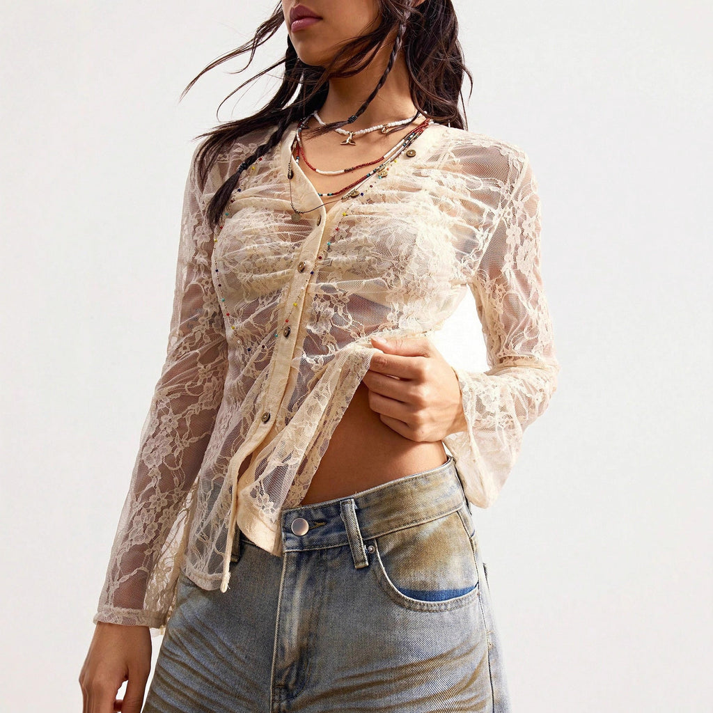 Special-interest Design Sensitive And Diligent Top For Women