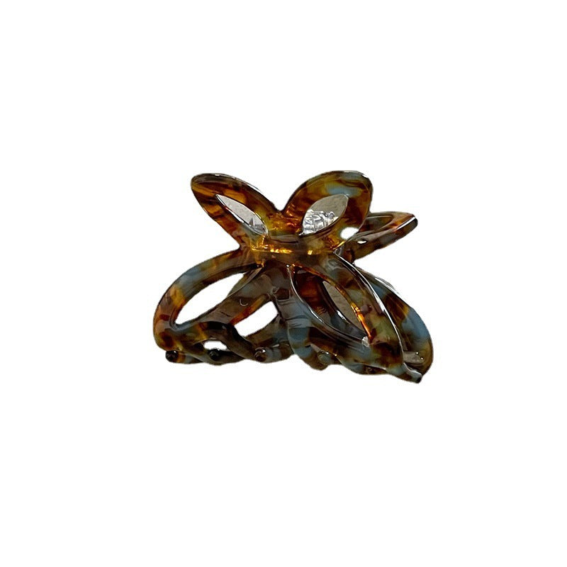 Fashion Retro Colorized Butterfly Small Hair Clip
