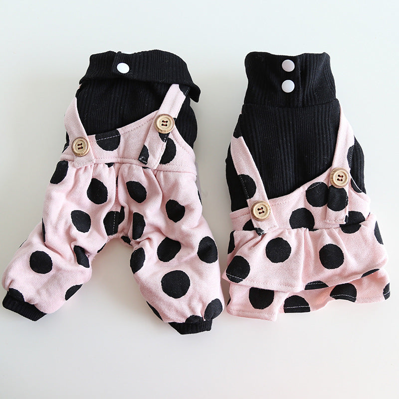 Petstyle Lapel Shoulder Strap Couple Clothes  Pet Clothes Dog Clothes