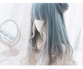 Facial gradation wig with sideburns