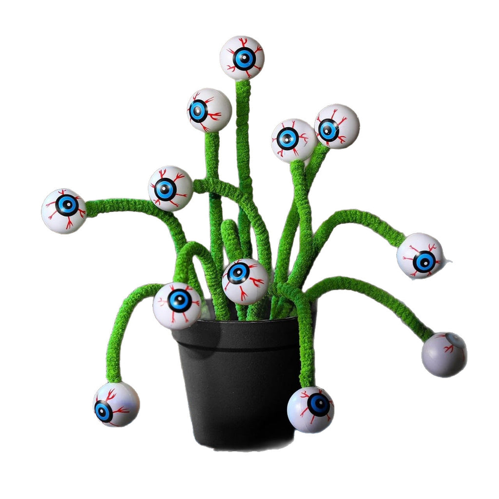 Halloween Three-dimensional Eye Beads Twig Cutting Bouquet Creative Funny Decoration