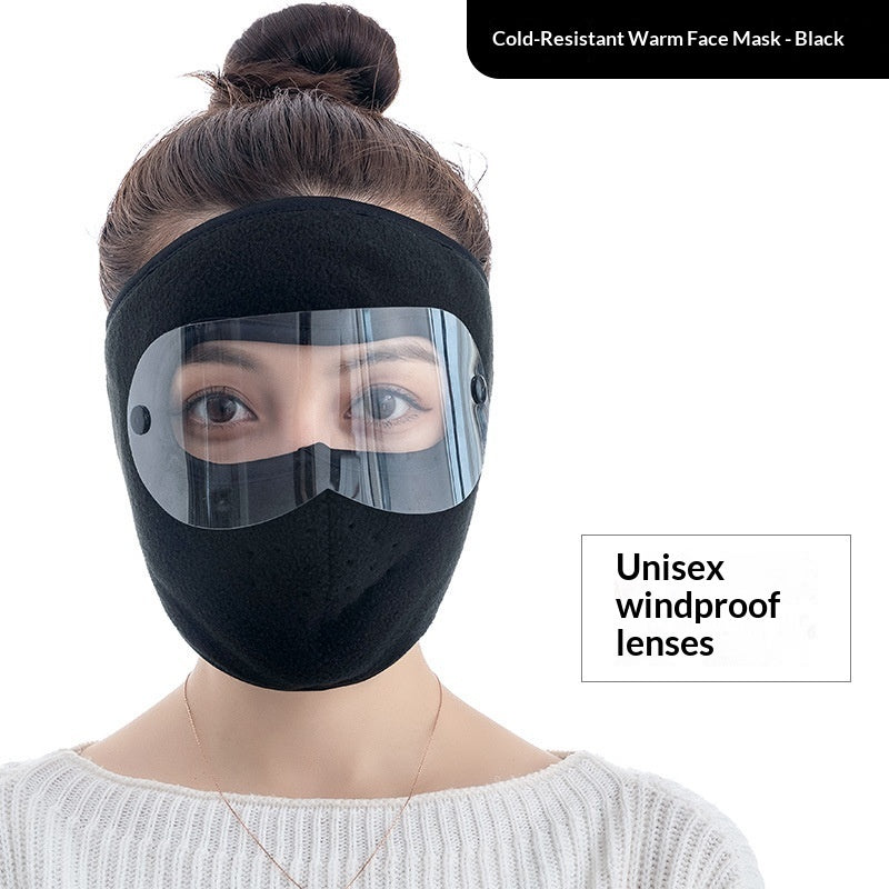 Women's Thickened Dust-Proof Neck-and-Ear-Protecting Winter Cycling Mask