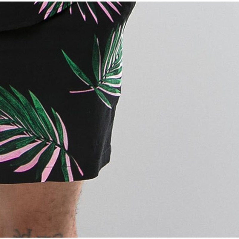 Shirt Geometric Print Black Trend Suit