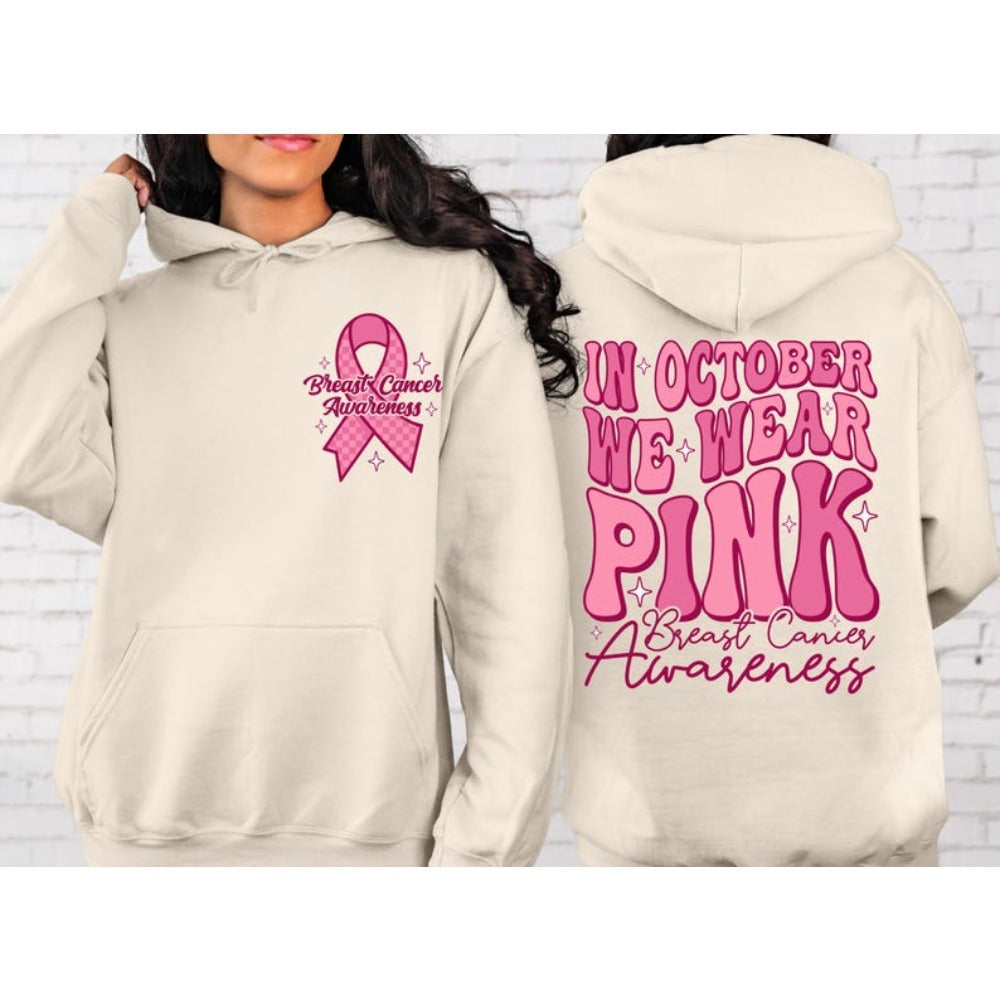 In October We Wear Breast Cancer Awareness Sweat
