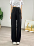 Women's Jacquard Summer Pants Slimming And Casual Trousers