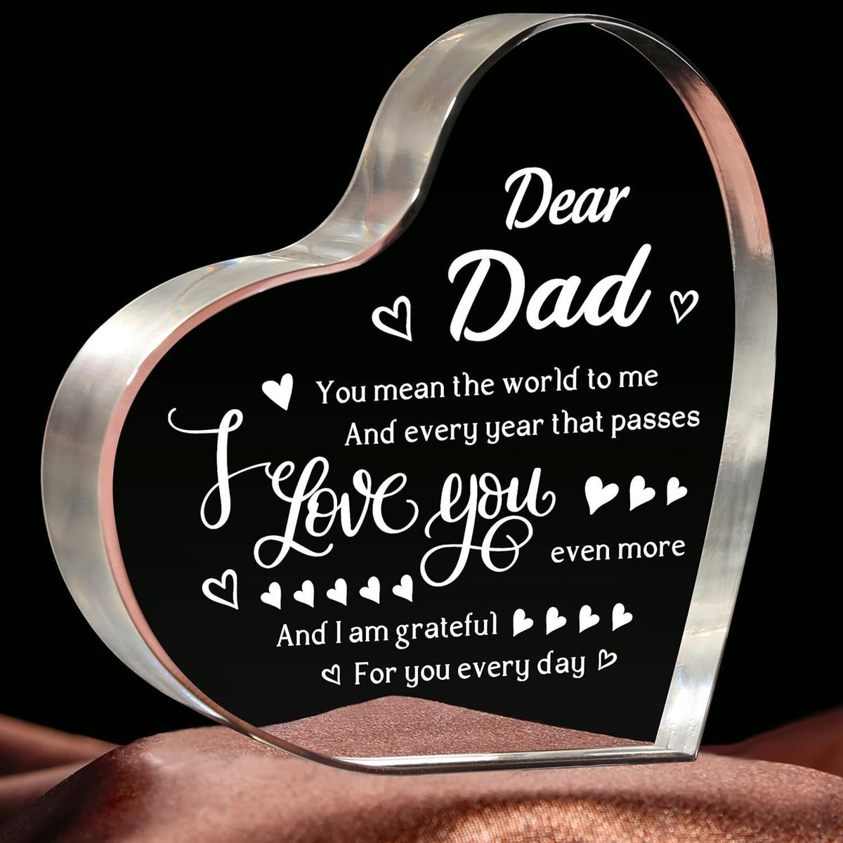 Transparent Love Acrylic Mother's Day Gift Table Decorative Ornaments