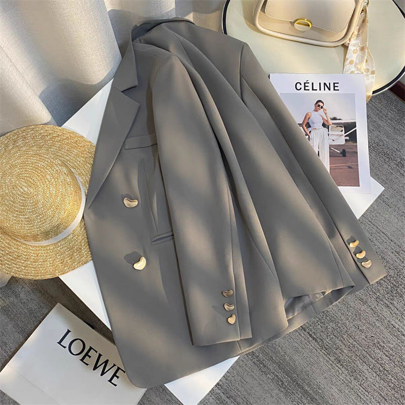 New High-end British Style French Texture Suit Jacket For Women