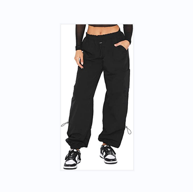 Multi-bag Straight Cargo Casual Pants