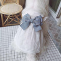 Summer Pet Cotton Little White Dress