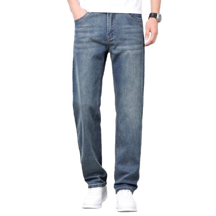 Loose Straight Summer Thin Men's Jeans