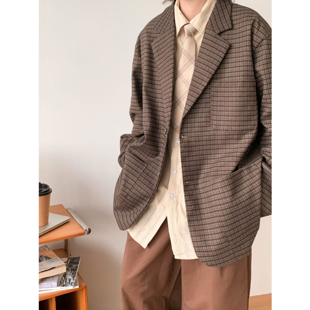 Women's Hong Kong-style Loose-fitting Casual Blazer Jacket