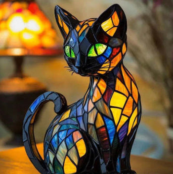 Adorable Resin Animal LED Night Light - Decorative Table Lamp Ornament
