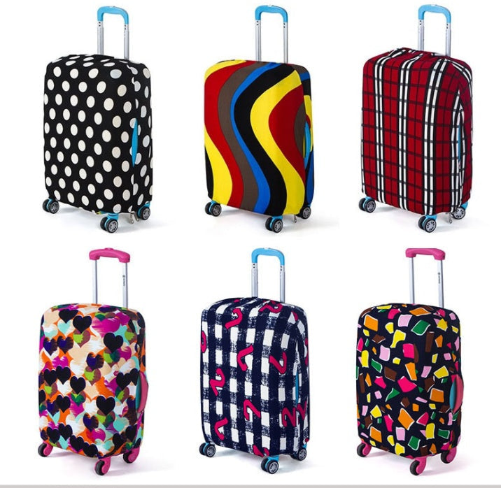Premium Elastic Suitcase Cover Protector - Travel Luggage Protective Case for 18-24 Inch Suitcases