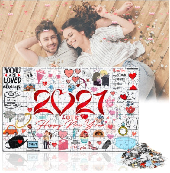 Valentine's Day Gift Puzzle 1000 Pieces Funny Toys Personalized Gifts Interactive Assemble Game