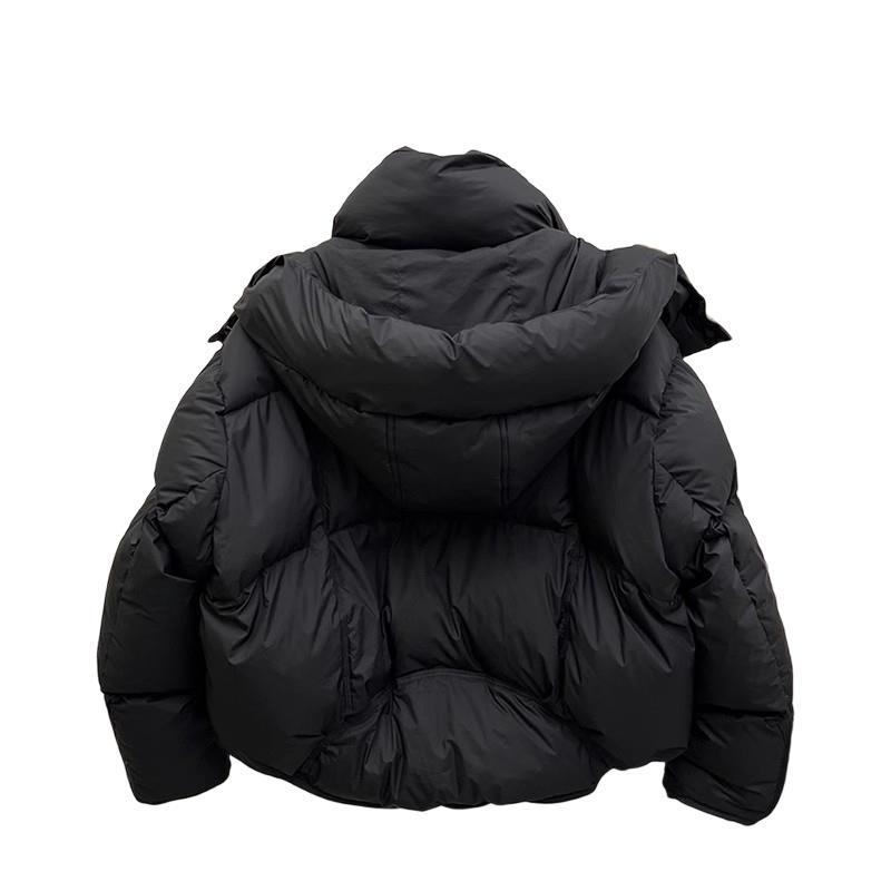 Women's Fashionable Loose-fitting Warm Hooded Jacket