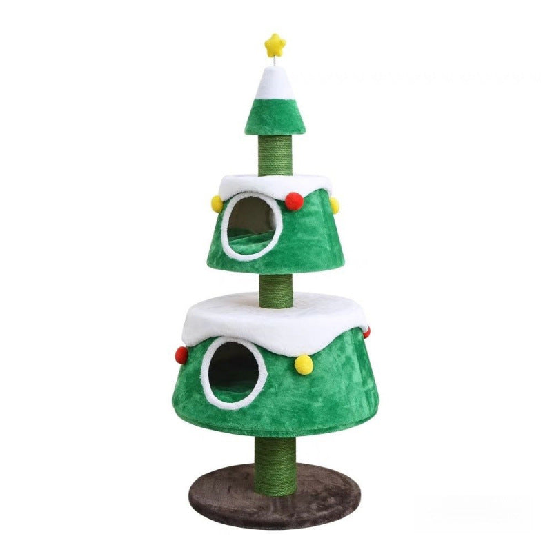 Pet Christmas Oversized Cat Nest Cat Tree Integrated Cat Climbing