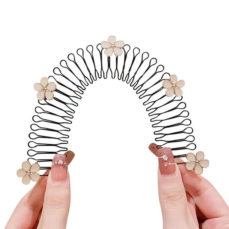 Back Head Invisible Inverted Hair Comb Forehead Hair Band