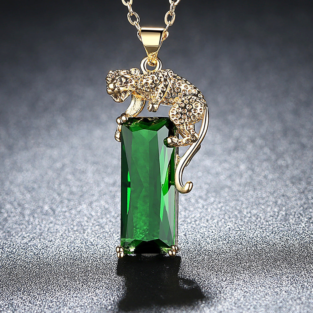 Gold Leopard Pendant
