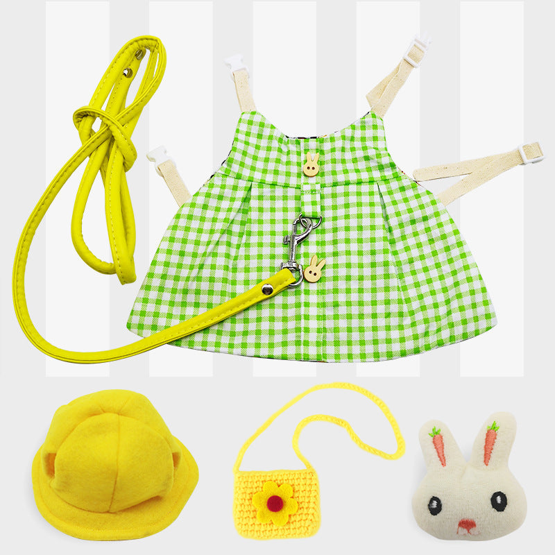 Pet Bunny Clothes Bunny Lop-eared Rabbit Ornaments
