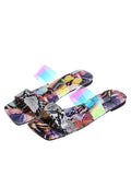 Women's Sandals New Serpentine Flower Flat Bottom