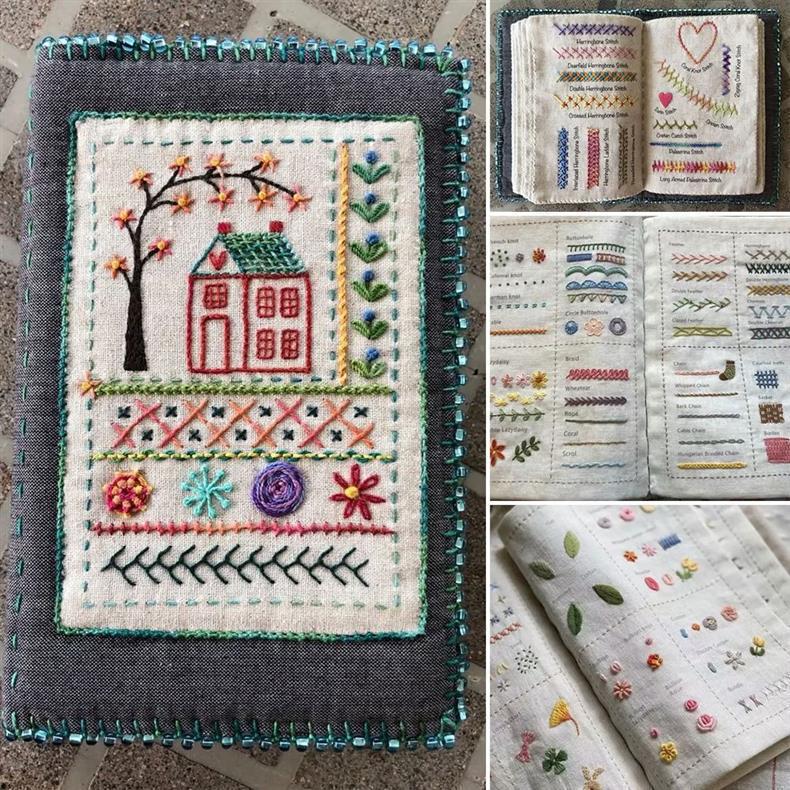 Linen Book DIY Embroidery