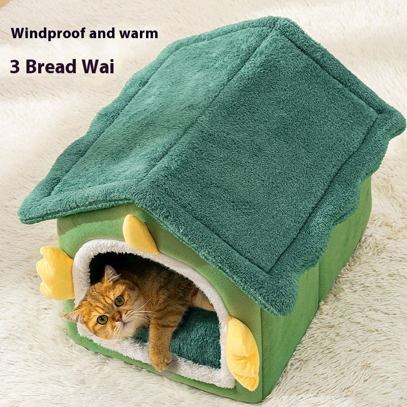 Cat Nest Winter Warm Closed Super Big Four Seasons Universal