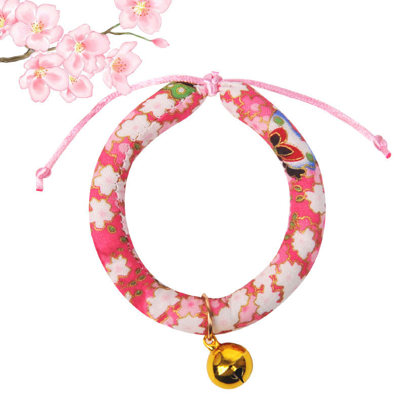 Japanese Style Cartoon Bell Pet Collar