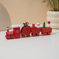 Christmas Decorations Wooden Train Children's Gifts Christmas Small Gifts Window Decoration